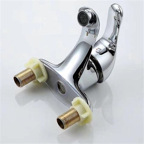 Wash Basin Faucet Double Hole Basin Faucet For Hot And Cold Water Sink Mixer Tap Bathroom Single