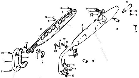 Yumbo Spare Parts Catalog For Honda Ct A Year Muffler