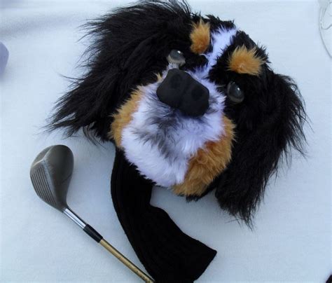 Golf Club Cover Dog Portrait Custom Order Puppets In A Bag Custom