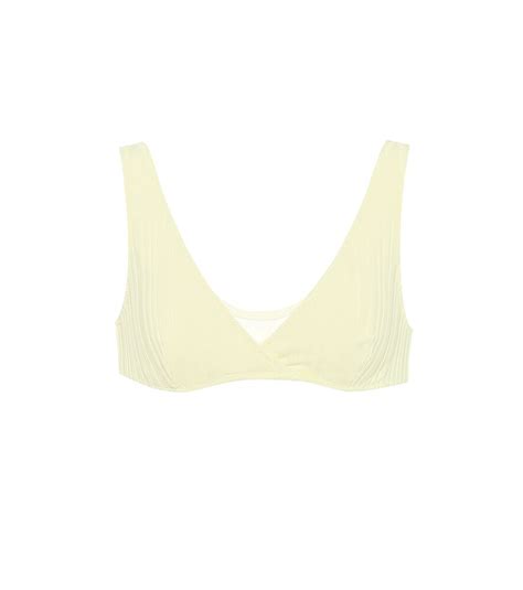 Buy Solid And Striped The Annie Bikini Top White At Off