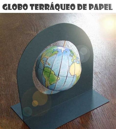 Planeta Tierra De Papel C Mo Hacer Un Globo Terr Queo Plantilla