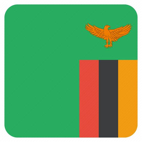 Country Flag National Zambia Icon Download On Iconfinder