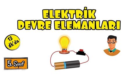 Elektrik Devre Elemanları 5 Sınıf YouTube