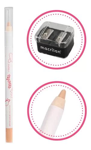 Lápis Para Olhos Nude Caramel Melu Ruby Rose Apontador MercadoLivre