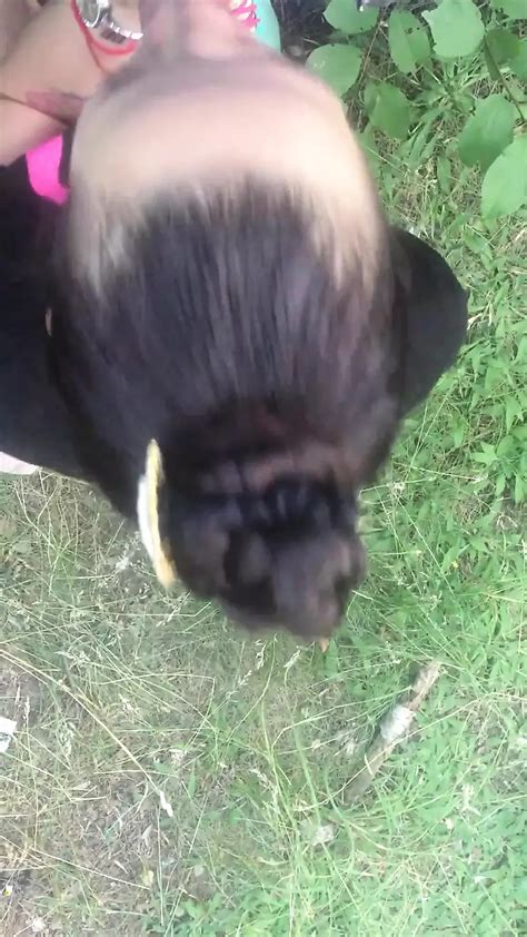 Nare Brunette Babe Pijpbeurt Buitenshuis Xhamster