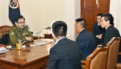 A Chinese Delegation Called On The Igp Punjab At Cpo