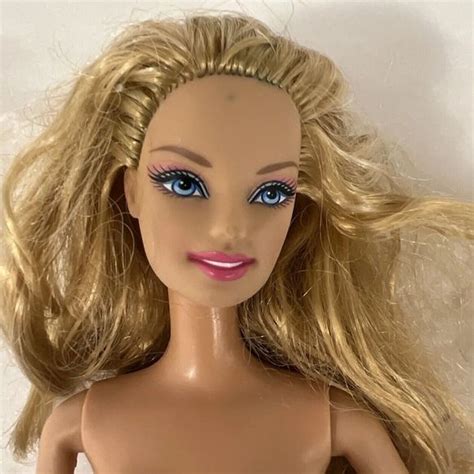 Mattel Toys Barbie Mattel Doll W Moving Arm Feature Rare Blonde Nude Articulated Knees