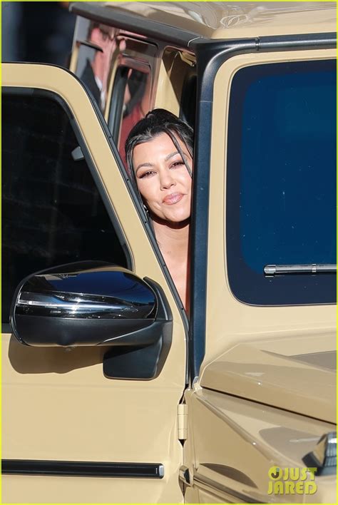 The Kardashian Jenners Arrive For Jimmy Kimmel Live Where Kim