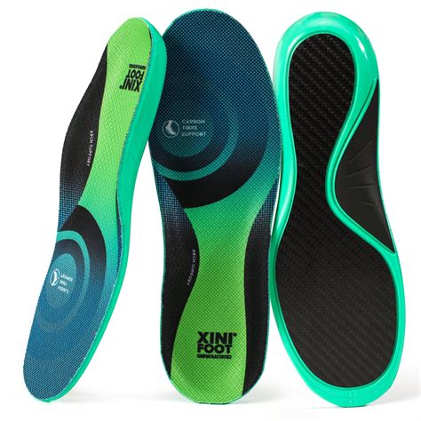 XINIFOOT Performance Insoles Carbon Fiber Shock Absorbing Sport Shoe