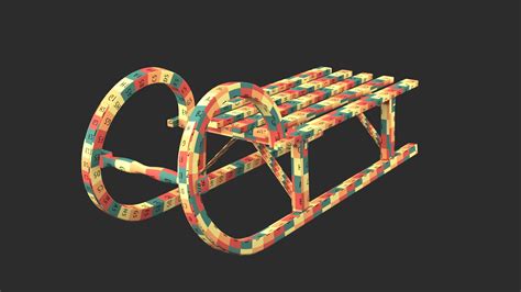 sled model turbosquid