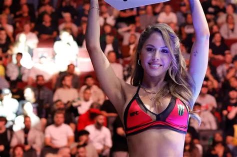 UFC S Richest Ring Girl Jokes She Loves Looking At Photos Of Herself In Bikini Daily Star