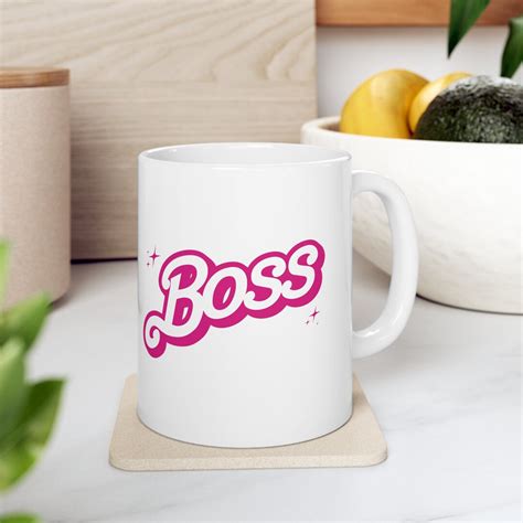 Bossy Mug Tea Glass Birthday Lets Go Party T For Boss Etsy