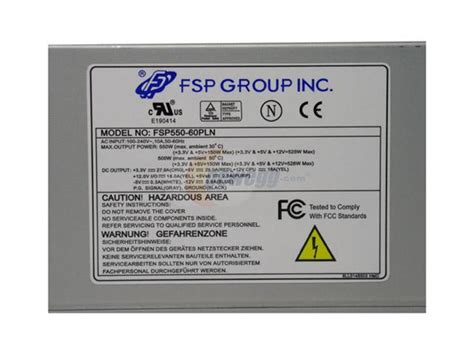 FSP Group FSP550-60PLN 550 W Power Supply - Newegg.ca