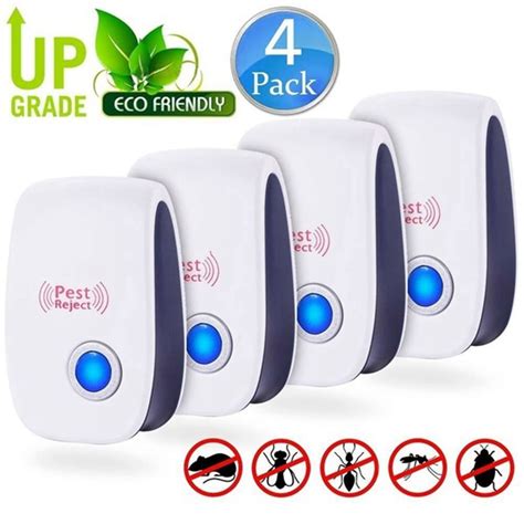 Automotive 4 Pk Ultrasonic Pest Repeller Indoor Wall Plug In Killer Devices Outdoor Bug Ant