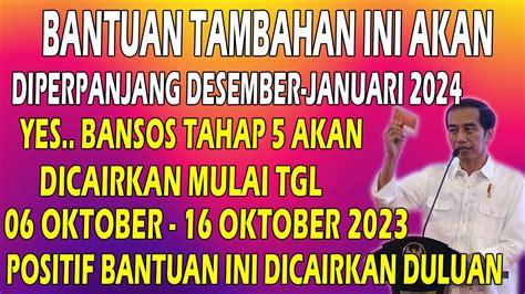 Bansos Tahap Cair Tgl Oktober Pkh Hari Ini Pkh Tahap