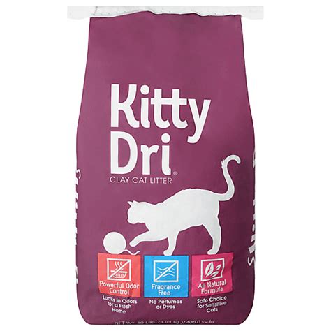 Kitty Dri Clay Cat Litter 10 Lbs Litter Market Basket