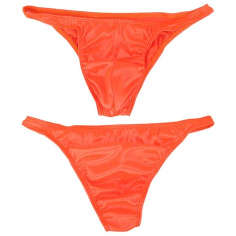 K Y Sexy Mens High Cut Bikini Swimsuit Low Rise Shiny Satin Knit Fabric Ebay