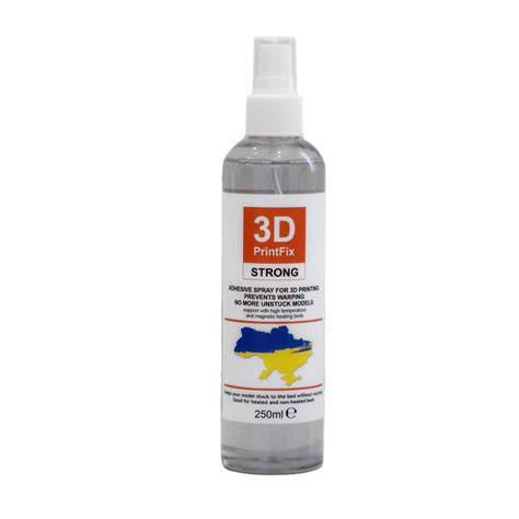 Клей для 3D-печати 3D PrintFix Strong 250 мл - Больше объем для ...