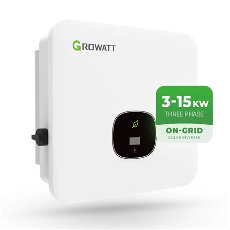 Growatt Solar Panels With Inverter On Grid 10kw 3 Phase 12kw 15kw Solar System Inverters Solar