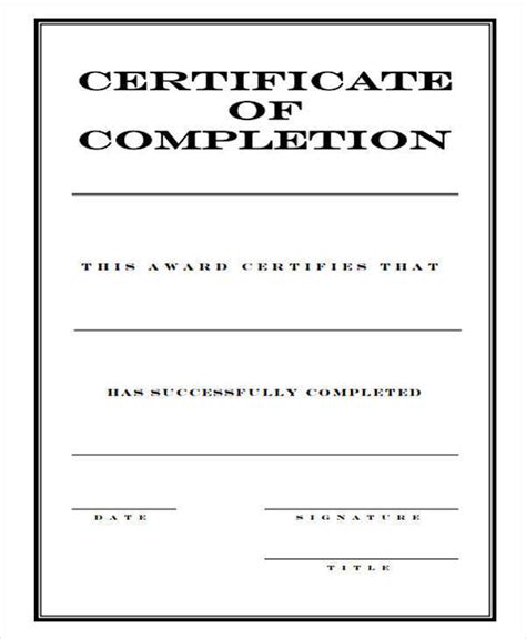 Free 25 Training Certificates Samples And Templates In Pdf Ms Word