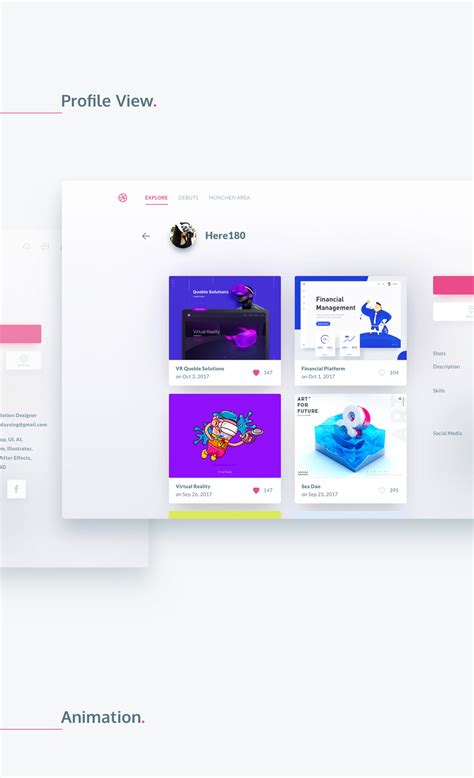 Dribbble Redesign On Behance