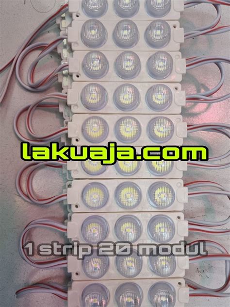 Lampu Led Modul 3 Mata Putih 12 Volt Lakuaja