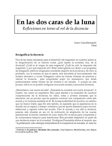 Reflexiones sobre el Rol de la Docencia en la Educación 1 - Studocu