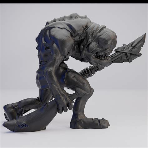 Hot Goblin トロッグフィッシュ ミニチュア ホットゴブリン TRPG 水棲モンスター