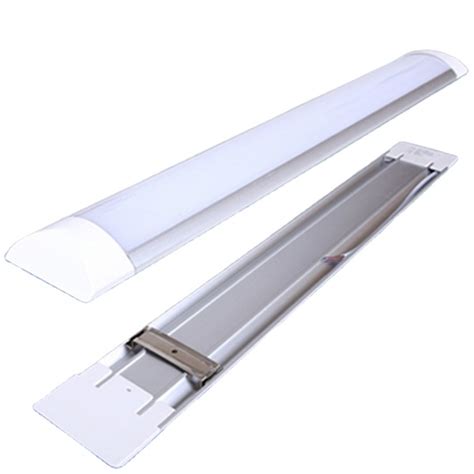 18w36w Office Home Lighting Led Batten Flat Tube Light For Indoor