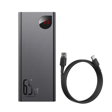 Купить Baseus Adaman Metal Digital Display Quick Charge Power Bank 65W ...