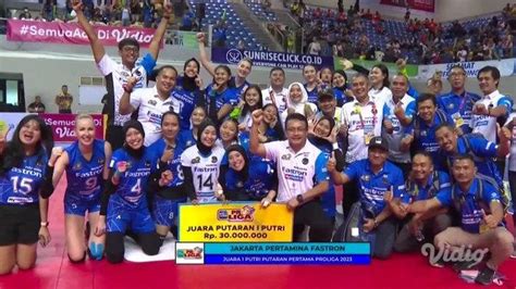 HASIL PROLIGA 2023 Jakarta Pertamina Fastron Juara Putaran Pertama