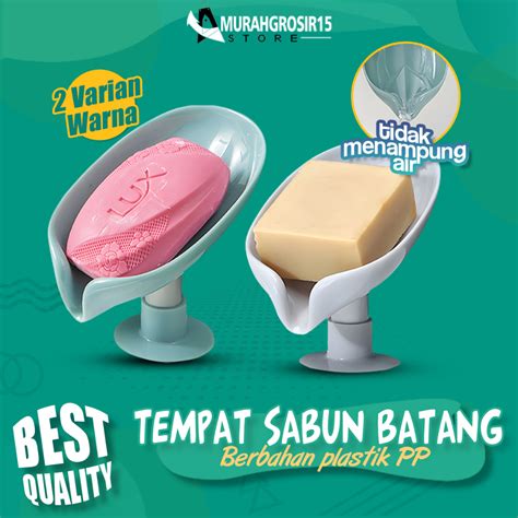 Jual Tempat Sabun Batang Tipe Daun Kotak Sabun Peniris Soap Rak