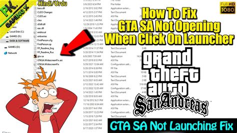 How To Fix Gta San Andreas Not Opening Gta Sa Not Launching Fix