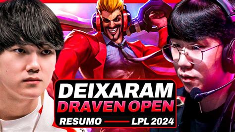 Resumo Lpl O Melhor Draven Do Mundo Ilha Das Lendas Youtube