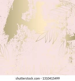 Floral Chic Nude Pink Gold Blush Stock Vector Royalty Free 1679774236 Shutterstock