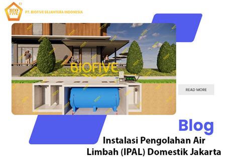 Instalasi Pengolahan Air Limbah IPAL Domestik Jakarta