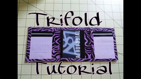 Diy Duct Tape Trifold Wallet Tutorial No Sticky Pockets Youtube