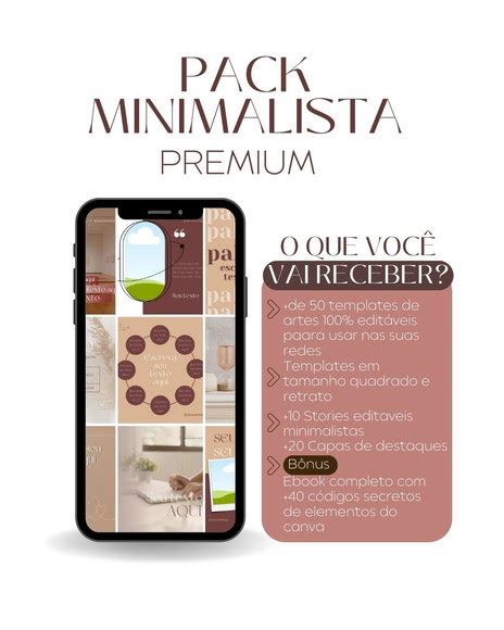 Canva Pack Minimalista Qualquer Profiss O Editavel Elo