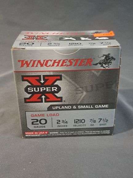 Winchester Super X 20 Gauge Upland And Small Game Shells Unopened