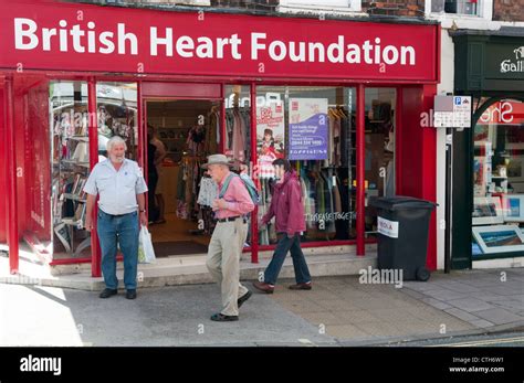 British Heart Foundation Shop Front Stock Photo Alamy