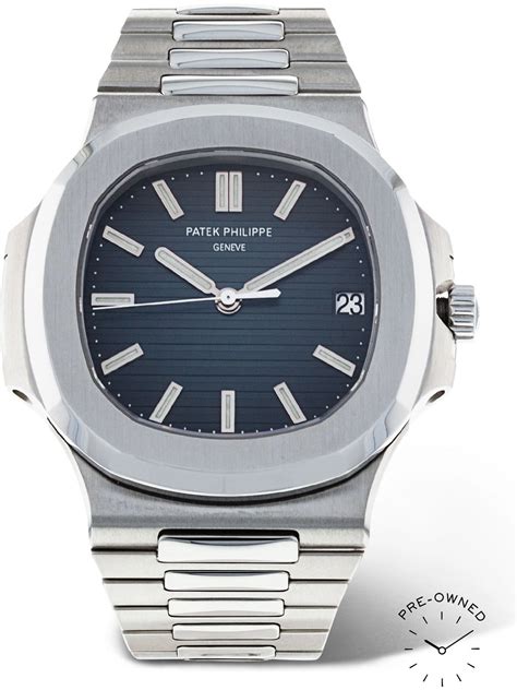 Patek Philippe Pre Owned Nautilus Automatic Mm Stainless Steel