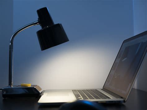 Laptop Desk Light Lamp Free Stock Photo - NegativeSpace