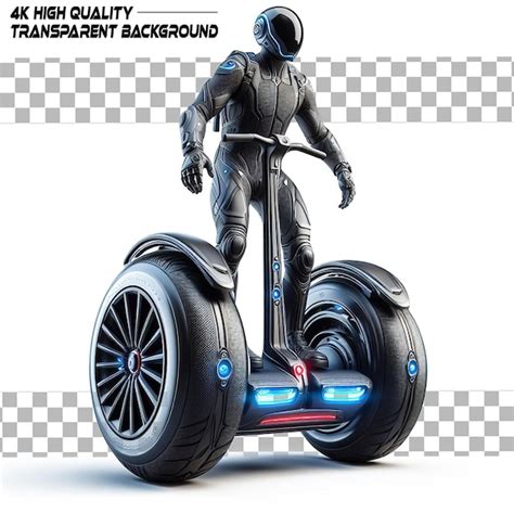 Premium PSD Self Balancing Personal Transporter On Two Wheels On