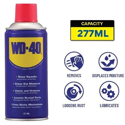 wd  multi  lubricant spray cleans protects removes rust  ml