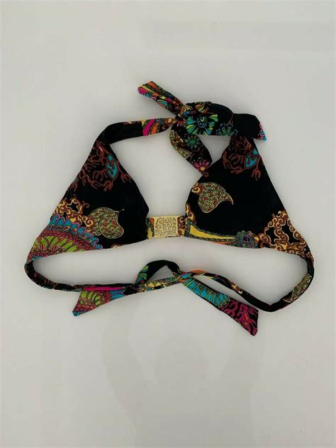 TRINA TURK Swim Spa Collection Multicolor Bikini Top Size 2 EBay