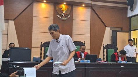 Sidang Pembacaan Pleidoi Terdakwa Alwin Albar Saya Kembali Ke PT Timah