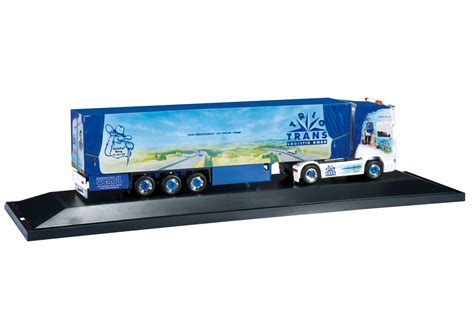 Herpa Scania R TL Kühlkoffer Sattelzug Bayern Star III Trio Trans