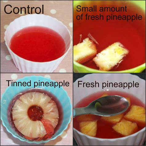 There Are Four Different Types Of Food In The Pictures