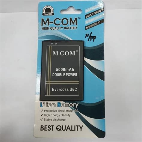 Battery Batre Baterai Double Power Mcom Evercoss U C Lazada Indonesia