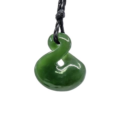 New Zealand Maori Inspired Jade Infinity Symbol Necklace Etsy